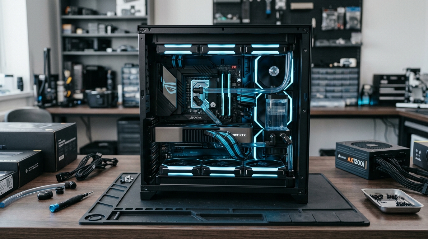 Custom PC upgrade workspace