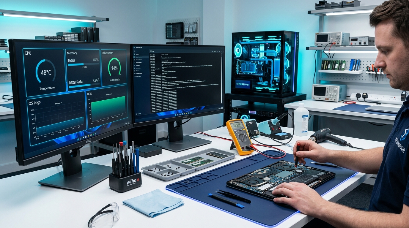 Husaini Tech Solutions repair workshop